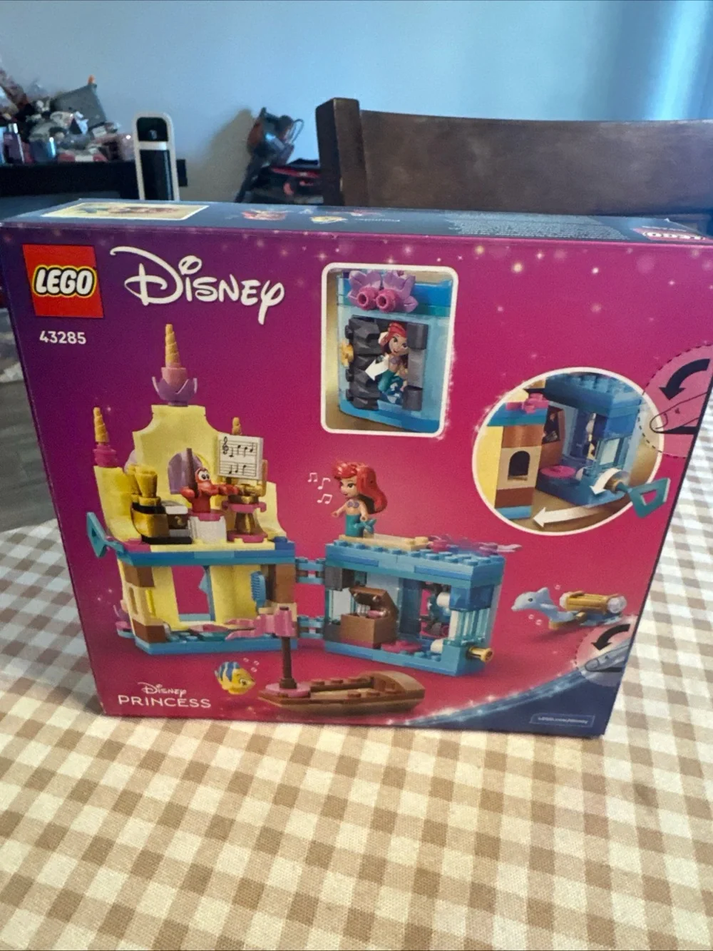 Disney Princess Ariel Sea Castle Playset - Yellow & Blue - Picture 3 of 3